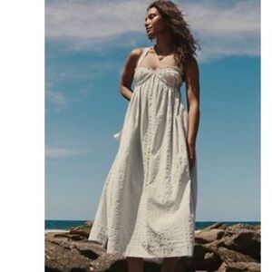 Free People White Maxi Dress